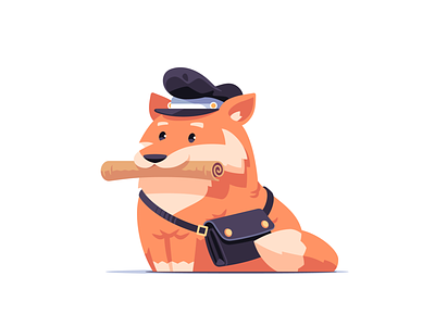 You've Got Mail animal character cute fox foxy letter post postman