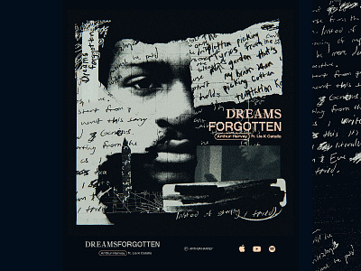 Dreams Forgotten 💽 Album Art album art collage dreams hiphop music rap ripped single art spotify