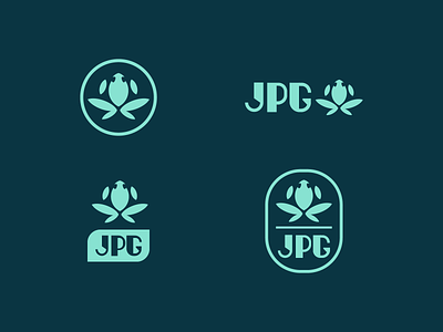 JPG frog animal frog hop icon identity jpg logo nature shape simple symbol visual