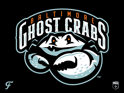 NLL UnBOXed - Baltimore Ghost Crabs baltimore branding crab ghost crab illustration lacrosse lax maryland nll sports