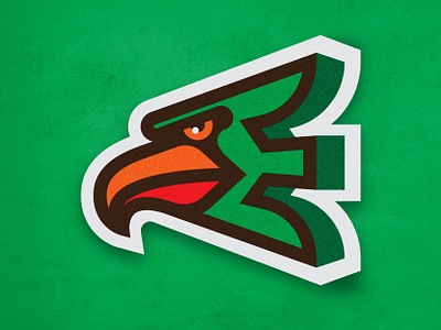 E...agle bird bird of prey bold branding design e eagle graphic design icon illustration letter logo mark monogram sports