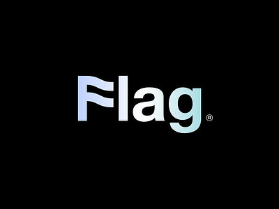 Flag abstract ai bold branding clever design f finance fintech gradient icon letter logo mark minimal saas startup technology typeface wordmark