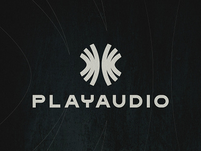 Playaudio logo branding design doppler doppler effect icon illustration logo mark mixing music sound sound waves
