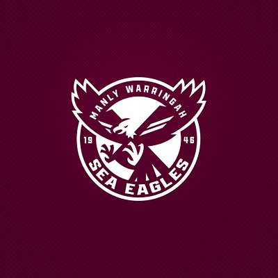 Manly Warringah Sea Eagles animated animation branding design eagles football league logo manly nrl rugby sea sports warringah
