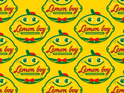Lemon Boy boy branding illustration illustrator lemon sticker the creative pain vector