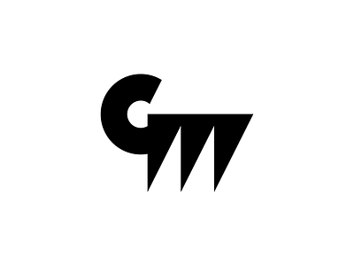 GM g gm icon letter logo m monogram