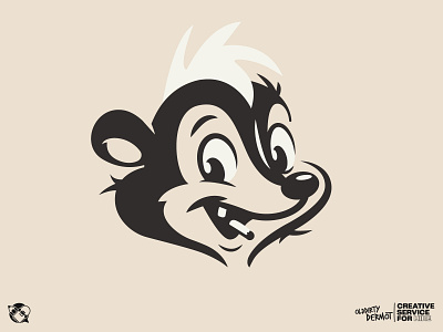 Skunk WIP character design design graphics illustration skunk t shirt design tee design vector vector design