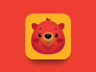 Happy app mascot app bear branding character cub design graphic design happy icon illustration jolly logo mark mascot