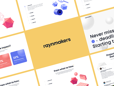 Raynmakers - Website design for the project management tool clean corporate website design illustration landing page landing page design minimal promotional website ui ux website website design