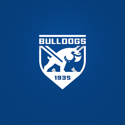 Canterbury Bankstown Bulldogs animated animation bankstown branding bulldogs canterbury design football gif graphic design illustration league logo nrl rugby sports