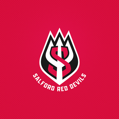 Salford Red Devils animated animation branding design devils football gif graphic design illustration league logo red rugby salford sports super