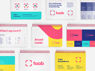 Taab Brand Guide brand brand agency brand and identity brand designer brand guide brand guidelines brand identity branding illustration logo typography